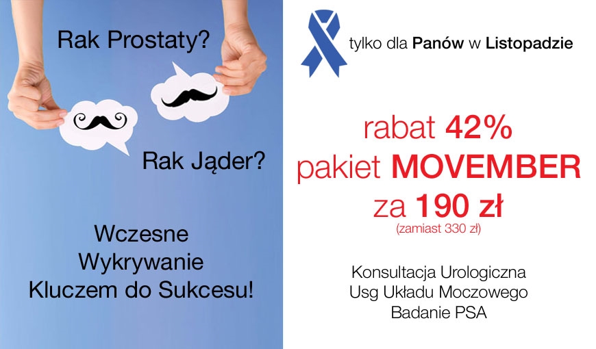 MOVEMBER - Profilaktyka Raka Prostaty i Raka Jąder